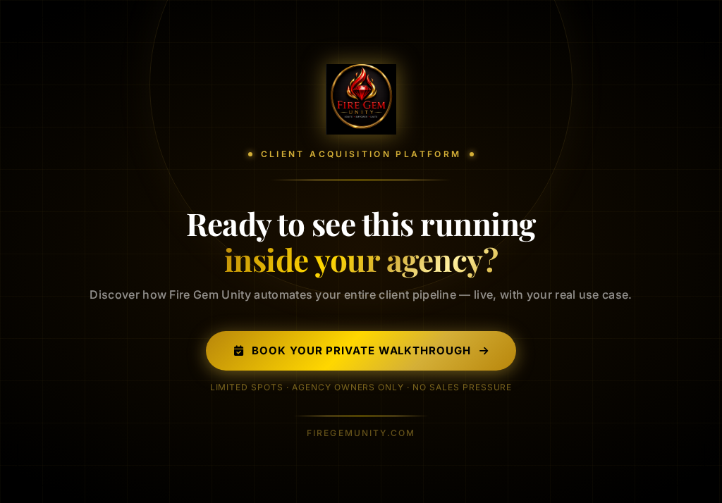 Book your free strategy call with Fire Gem Unity